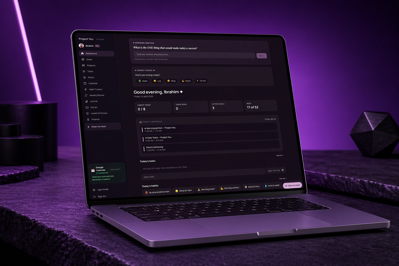 Project You — Personal Life OS